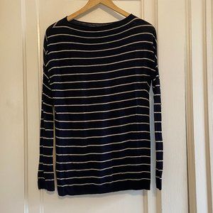 Vince Striped Boatneck sweater